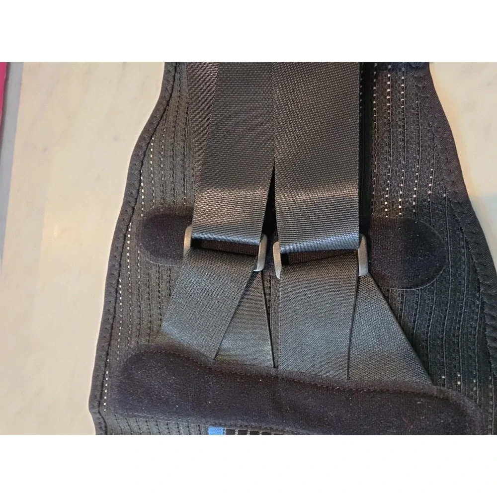 Fit Geno 2 In 1 Back Brace And Posture Corrector Size Medium Black.    0118